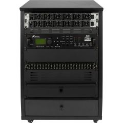 Gator Frameworks Meuble rack 12U pan incliné Elite Studio bois noir - Vue 2
